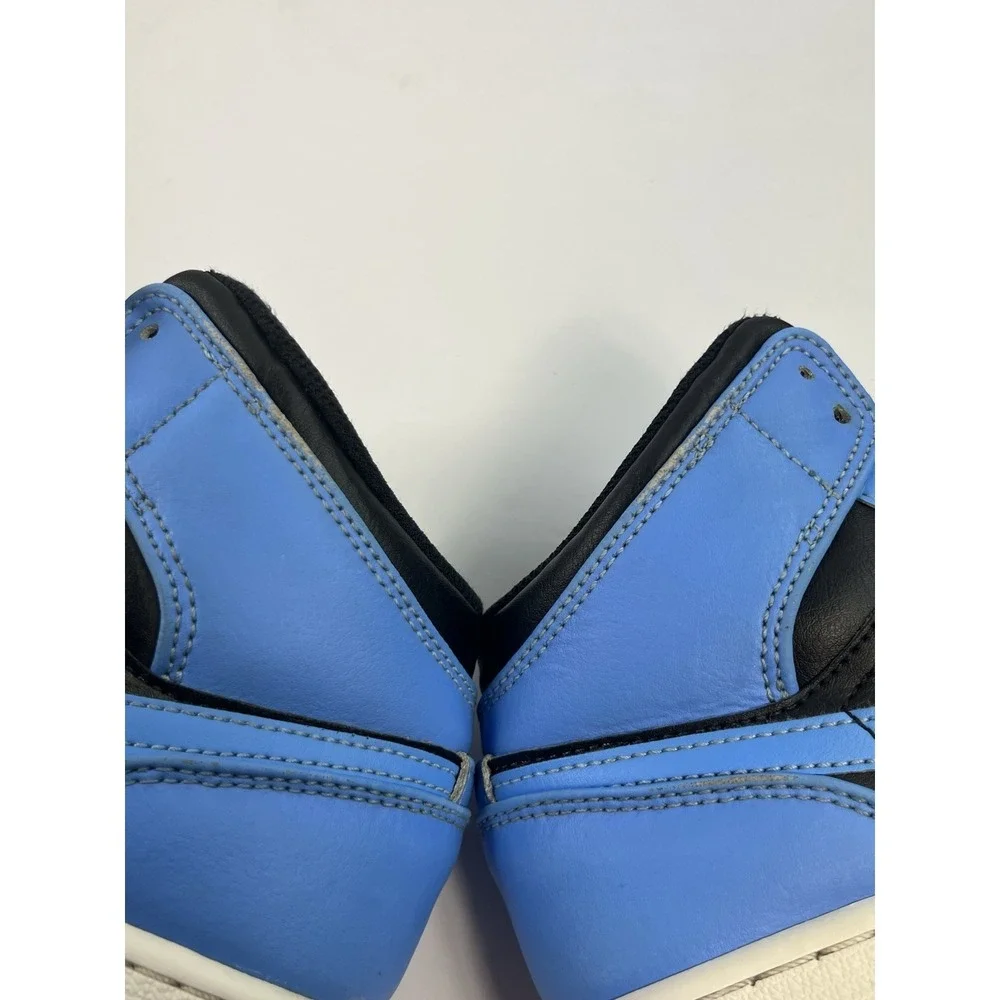 Nike Air Jordan 1 Mid University Kids 6Y Blue Black Shoes Womens 7.5 DQ8423-401